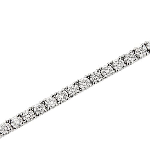 Bracelet Bracelet tennis - Bracelet en or blanc 18 ct et diamants 5,10 ct 58 Facettes 33555