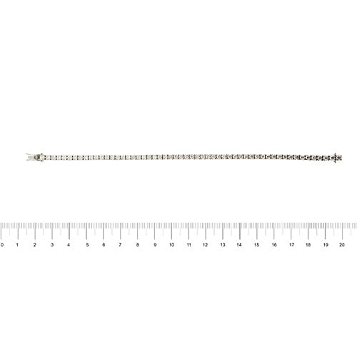 Bracelet Bracelet tennis - Bracelet en or blanc 18 ct et diamants 5,10 ct 58 Facettes 33555