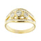 Bague Bague trilogie en or jaune 18 ct avec diamants 1,17 ct 58 Facettes 33607
