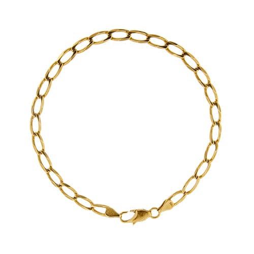 Bracelet Bracelet cheval pour homme en or jaune 18 kt 58 Facettes 33649