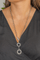 Collier Collier en or blanc 18 carats serti de diamants 58 Facettes 3367681CN