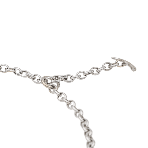 Collier Collier en or blanc 18 carats serti de diamants 58 Facettes 3367681CN