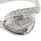 Bague Yukiko - Bague bandeau en or blanc 18 carats et diamants 58 Facettes 33708