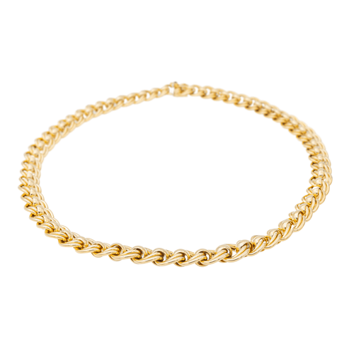 Collier Caplain Saint-André - Collier en or jaune 18 carats saphir 58 Facettes 3370959CN