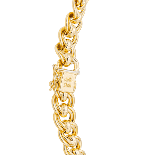 Collier Caplain Saint-André - Collier en or jaune 18 carats saphir 58 Facettes 3370959CN