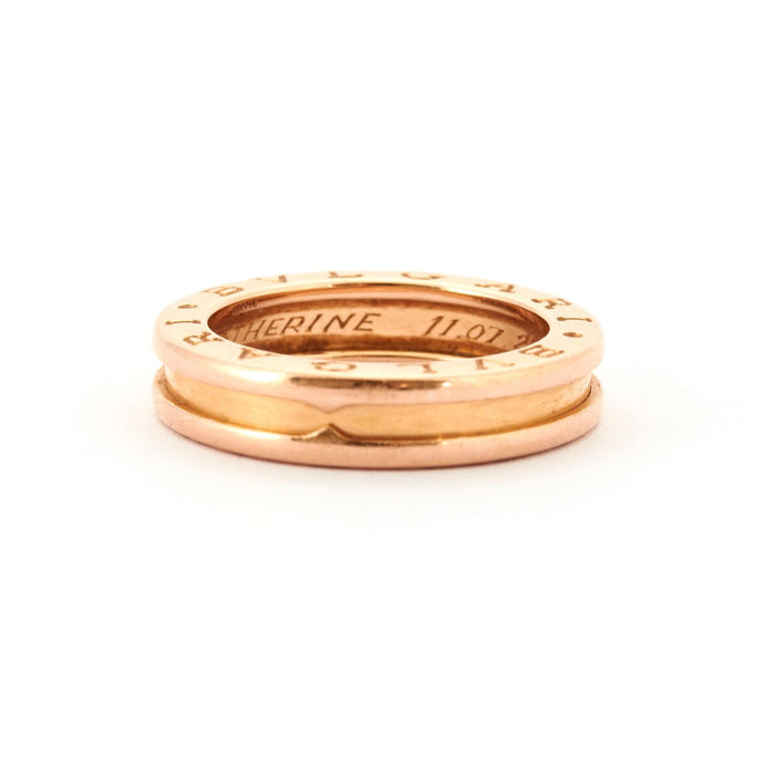 Bague 52 BULGARI - Bague "B. Zero 1" en Or Rose 58 Facettes DV0426-4