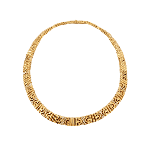 Collier BULGARI - Rare Collier PARENTESI 58 Facettes DV0475-1