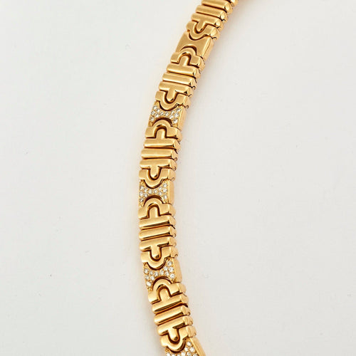 Collier BULGARI - Rare Collier PARENTESI 58 Facettes DV0475-1