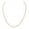 Collier Collier de perles de culture en or blanc 18 carats et saphirs 58 Facettes 3376725CN
