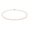 Collier Collier de perles de culture en or blanc 18 carats et saphirs 58 Facettes 3376725CN