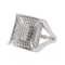 Bague 51.5 Bague pavée en or blanc 18 carats et diamants 58 Facettes 3389097CN