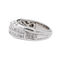 Bague 51 Bague en or blanc 18 carats sertie de diamants 58 Facettes 3389100CN