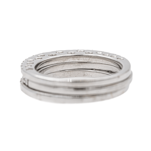 Bague 51 Lot de 3 bagues en or blanc 18 carats serties de diamants 58 Facettes 3389104CN