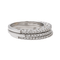 Bague 51 Lot de 3 bagues en or blanc 18 carats serties de diamants 58 Facettes 3389104CN