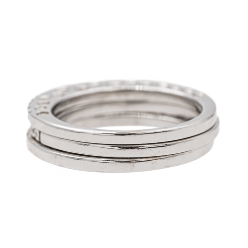 Bague 51 Lot de 3 bagues en or blanc 18 carats serties de diamants 58 Facettes 3389104CN