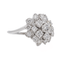 Bague 56 Bague marguerite en or blanc 18 carats et diamants 58 Facettes 3393425CN