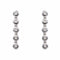Boucles d'oreilles Boucles d’oreilles pendantes en or blanc 18 carats et diamants 58 Facettes 3394811CN