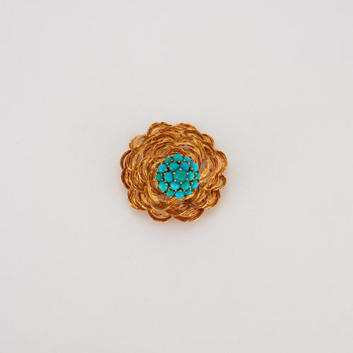 Broche CARTIER PARIS - Rare broche à motif de "nid d'oiseau" 58 Facettes DV0269-2