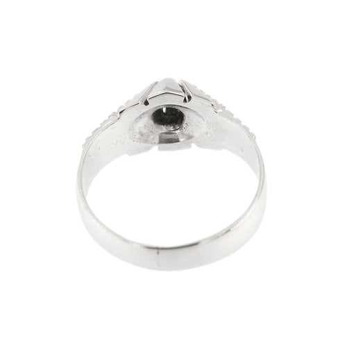 Bague Bague solitaire - Diamant 0,20 ct en or blanc 18 kt 58 Facettes 33986