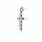 Pendentif Pendentif croix en or blanc et or jaune 18 ct 58 Facettes 34785