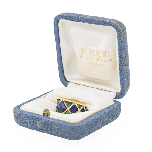 Bague 51 Fred - Bague en or jaune avec lapis-lazuli 58 Facettes 3402308CN