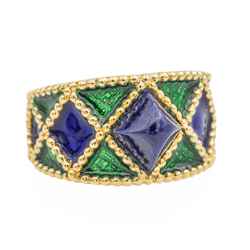 Bague 51 Fred - Bague en or jaune avec lapis-lazuli 58 Facettes 3402308CN