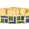 Bracelet Fred - Bracelet en or jaune 18 carats et émail vert et bleu 58 Facettes 3402309CN