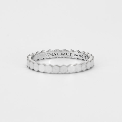 Bague 52 CHAUMET - Bague "Bee My Love" Or Gris 58 Facettes DV0343-2