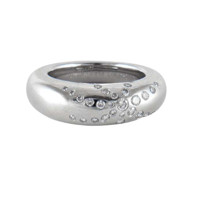 Bague 51 CHAUMET - Bague Feu D'artifice or blanc diamants. 58 Facettes DV0234-1R