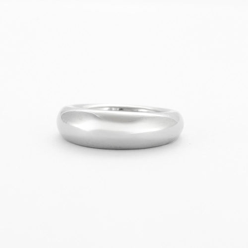 Bague 53 CHAUMET - Bague Jonc Or Blanc 58 Facettes DV0368-4