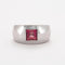 Bague 53 CHAUMET - Bague Jonc Tourmaline Rose 58 Facettes DV0368-5