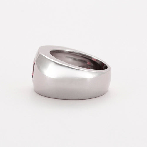 Bague 53 CHAUMET - Bague Jonc Tourmaline Rose 58 Facettes DV0368-5