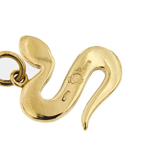 Pendentif Dodo - Pendentif serpent en or jaune 18 ct 58 Facettes 34280