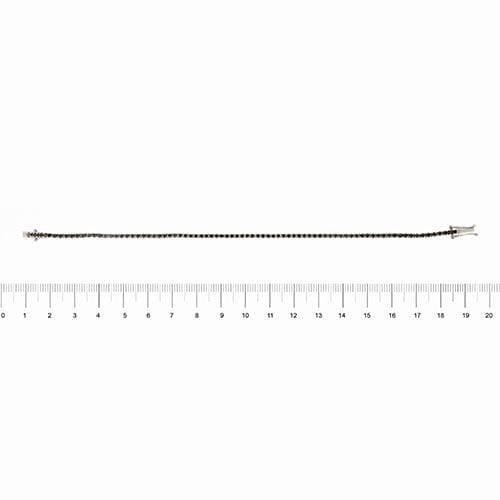 Bracelet Bracelet tennis en or blanc 18 carats et diamants 1,58 ct 58 Facettes 34310