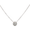 Collier Collier en or blanc 18 carats avec diamant taille brillant 58 Facettes 3440606CN
