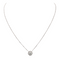 Collier Collier en or blanc 18 carats avec diamant taille brillant 58 Facettes 3440606CN