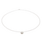 Collier Collier en or blanc 18 carats avec diamant taille brillant 58 Facettes 3440606CN
