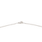 Collier Collier en or blanc 18 carats avec diamant taille brillant 58 Facettes 3440606CN