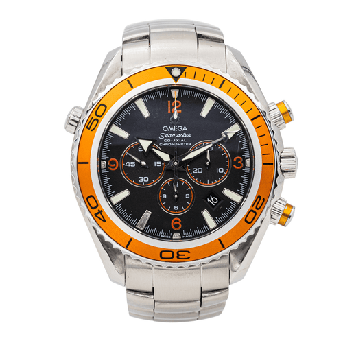 Montre Omega Seamaster Planet Ocean - Montre en acier cadran noir 58 Facettes 3451417RV