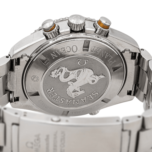 Montre Omega Seamaster Planet Ocean - Montre en acier cadran noir 58 Facettes 3451417RV