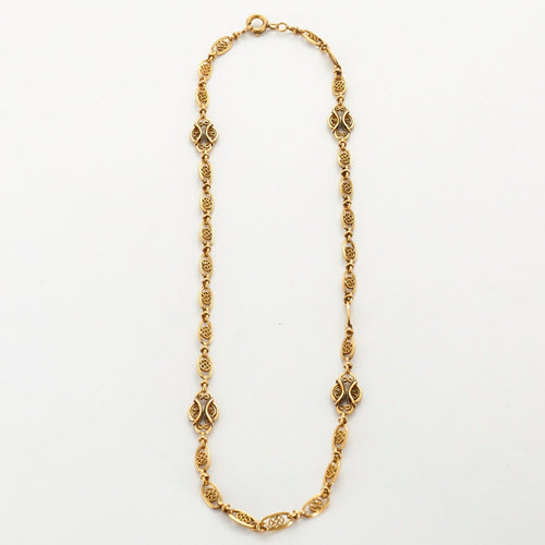 Collier Collier à Maille Giletière en Or Jaune 58 Facettes DV0382-1