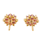 Boucles d'oreilles Boucles d’oreilles puces en or jaune 18 carats rubis et diamants 58 Facettes 3455903CN