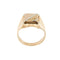 Bague Bague homme porte-bonheur bicolore en or rose et or blanc 18 ct 58 Facettes 34590
