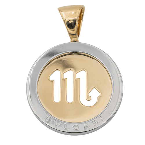 Pendentif Bvlgari Scorpio Tondo - Pendentif en or jaune et acier 58 Facettes 3462661CN