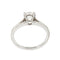 Bague 52 Bague solitaire - Diamant 0,98 ct en or blanc 18 kt 58 Facettes 34732