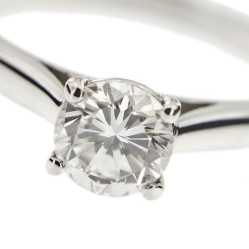 Bague 52 Bague solitaire - Diamant 0,98 ct en or blanc 18 kt 58 Facettes 34732