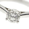 Bague 52 Bague solitaire - Diamant 0,98 ct en or blanc 18 kt 58 Facettes 34732
