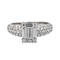 Bague 50 Bague en or blanc 18 carats et diamants 58 Facettes 3477502CN