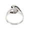 Bague 56 Bague spirale en or blanc 18 ct avec diamants 0,42 ct 58 Facettes 34821