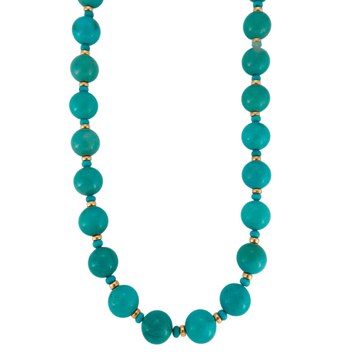 Collier Collier de perles de turquoise 58 Facettes DV0162-10
